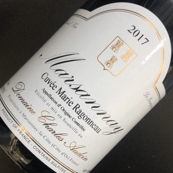 Marsannay Cuvée Marie Ragonneau Audoin