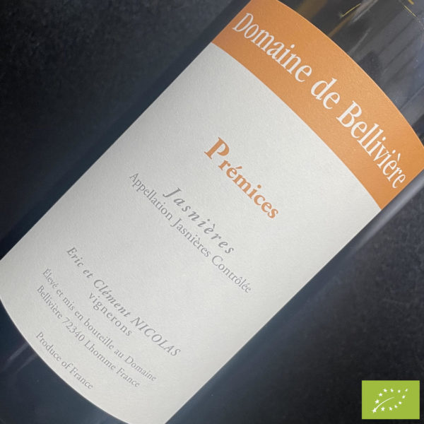 Jasnières Prémices Domaine de Bellivière