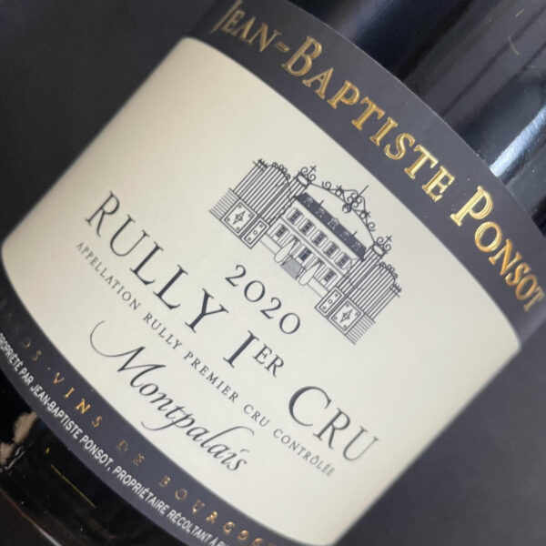 Rully 1er Cu Montpalais 2020 JB Ponsot