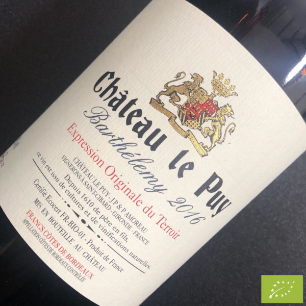 Francs Côtes de Bordeaux Château Le Puy