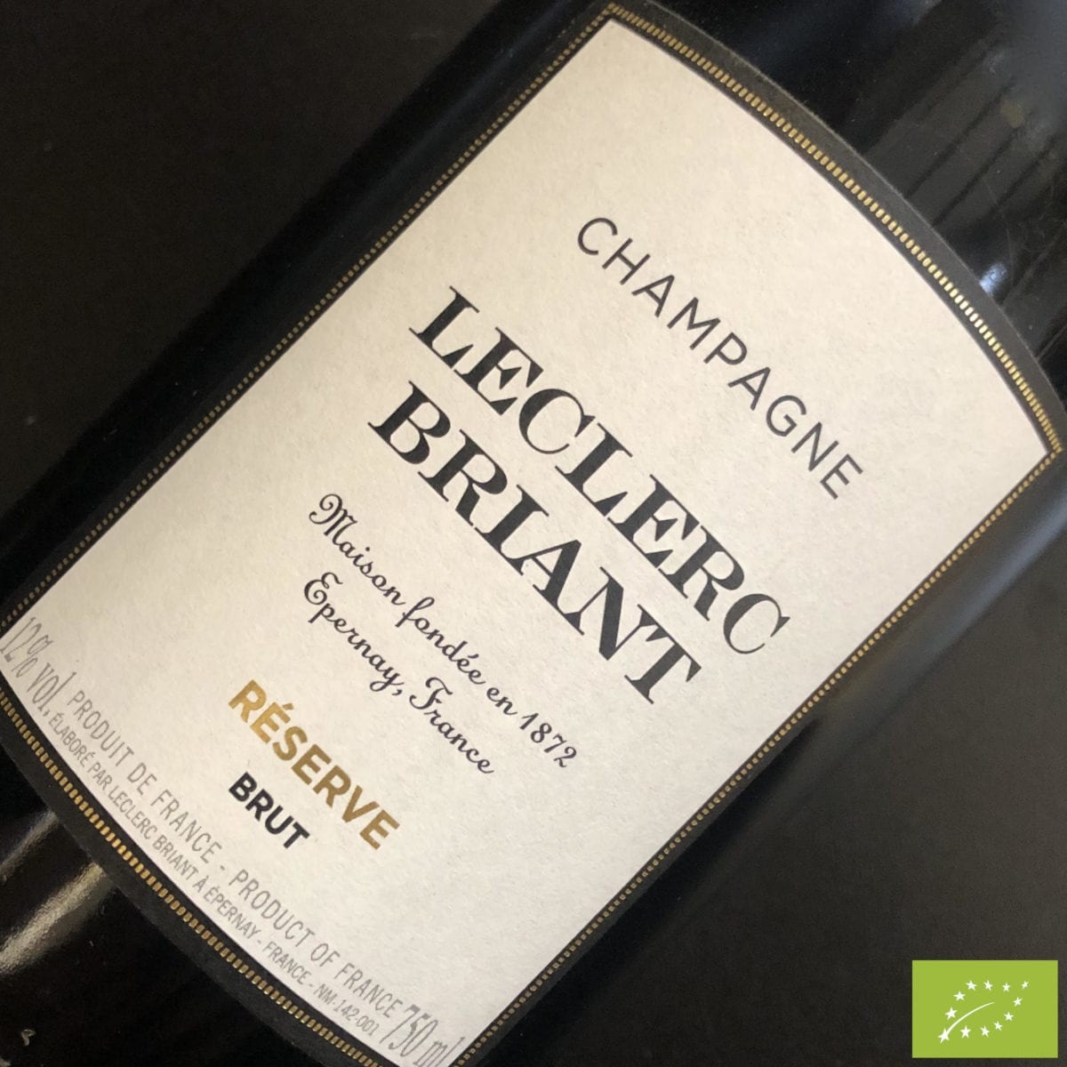 Champagne Brut Réserve Leclerc Briant