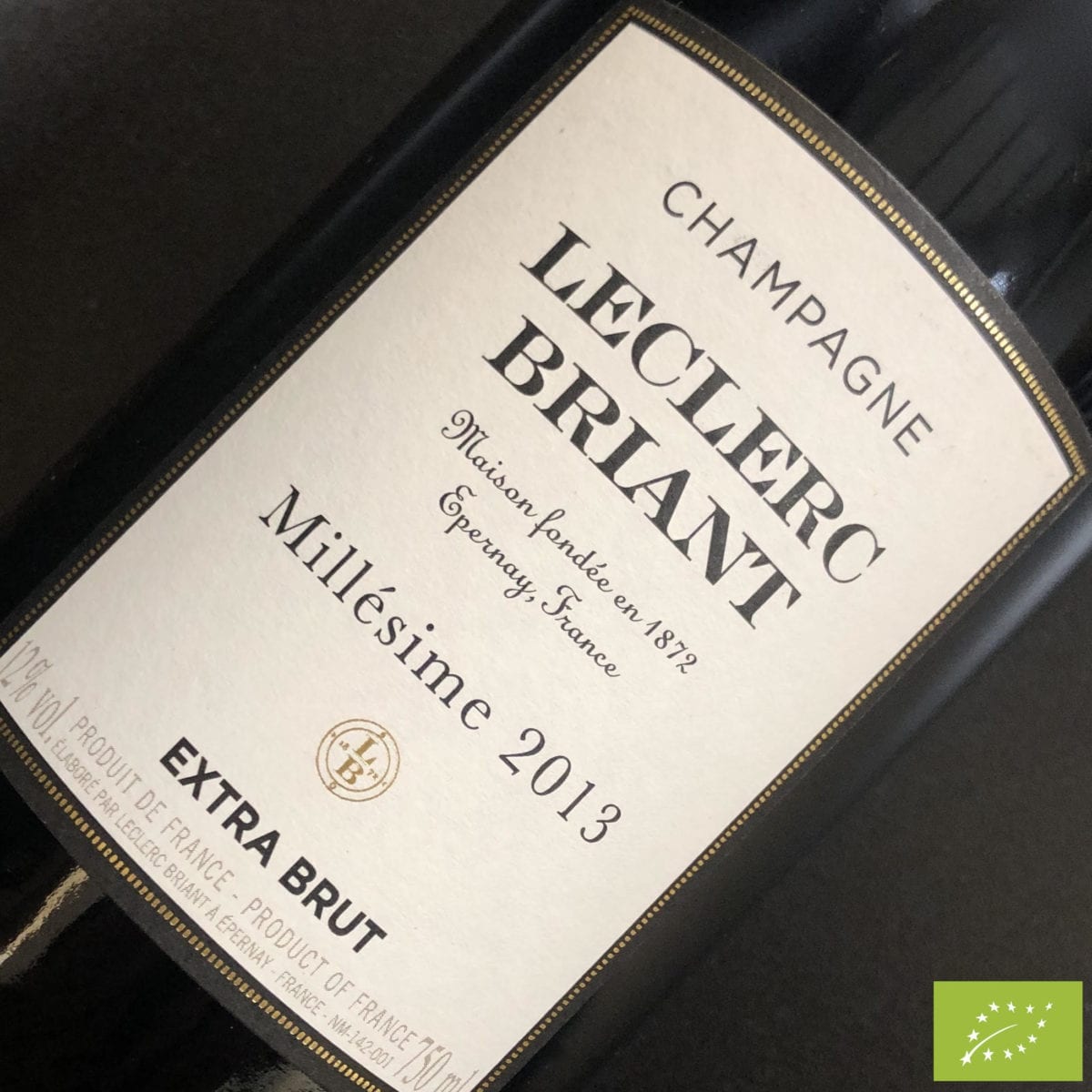 Champagne Extra Brut Millésime 2013 Leclerc Briant