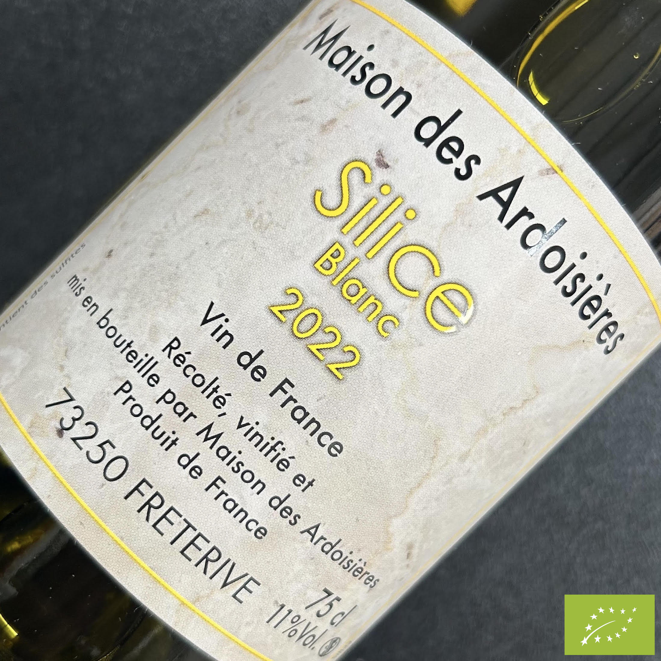 Vin de France Silice 2020 Domaine des Ardoisières